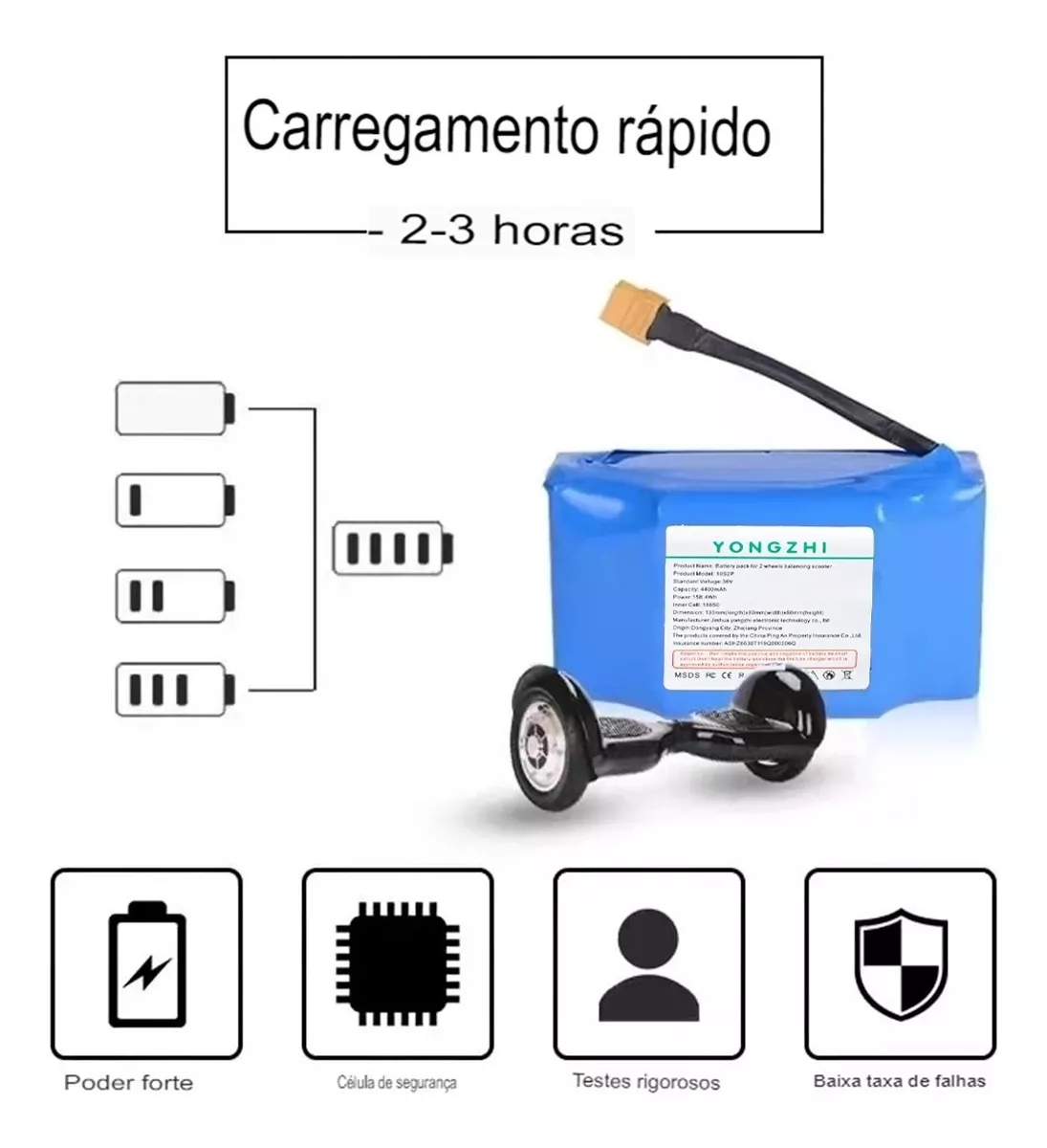 Bateria Tempo de Carregaamento